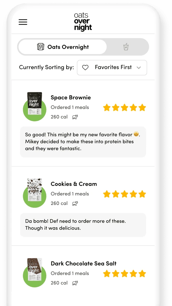 Flavor ratings and autosaved tasting notes in the app